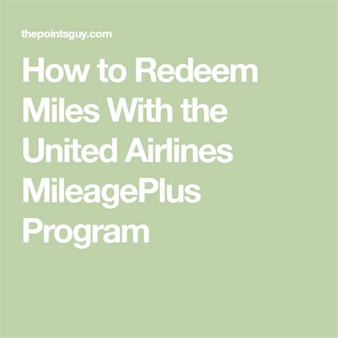 Redeeming Miles .